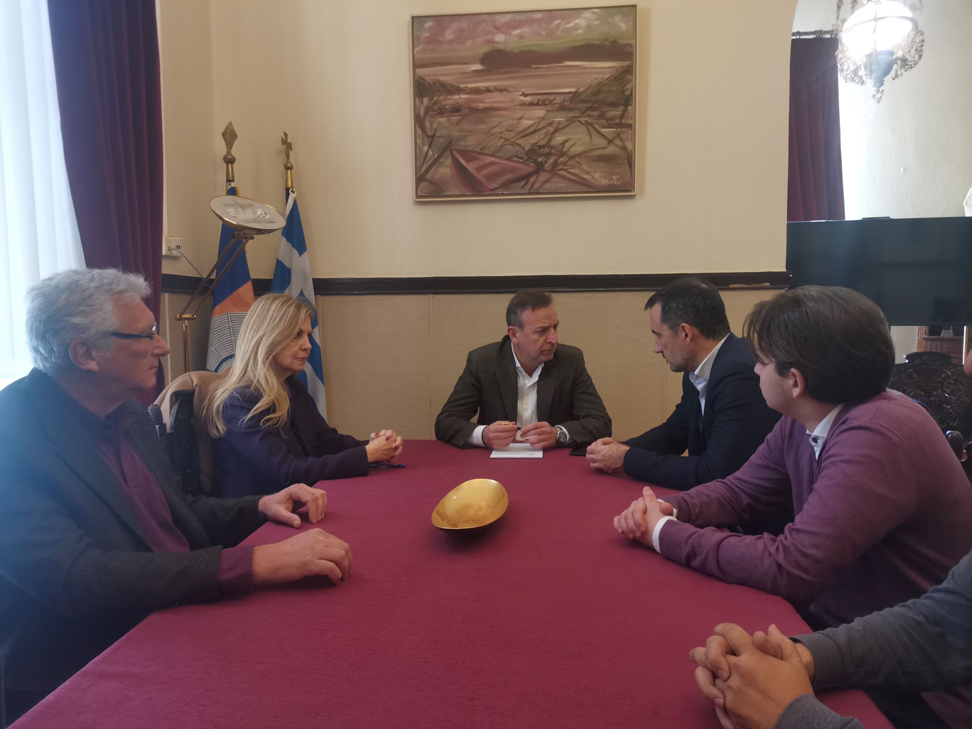 Συνάντηση δημάρχου Ιωαννίνων με Αλ. Χαρίτση