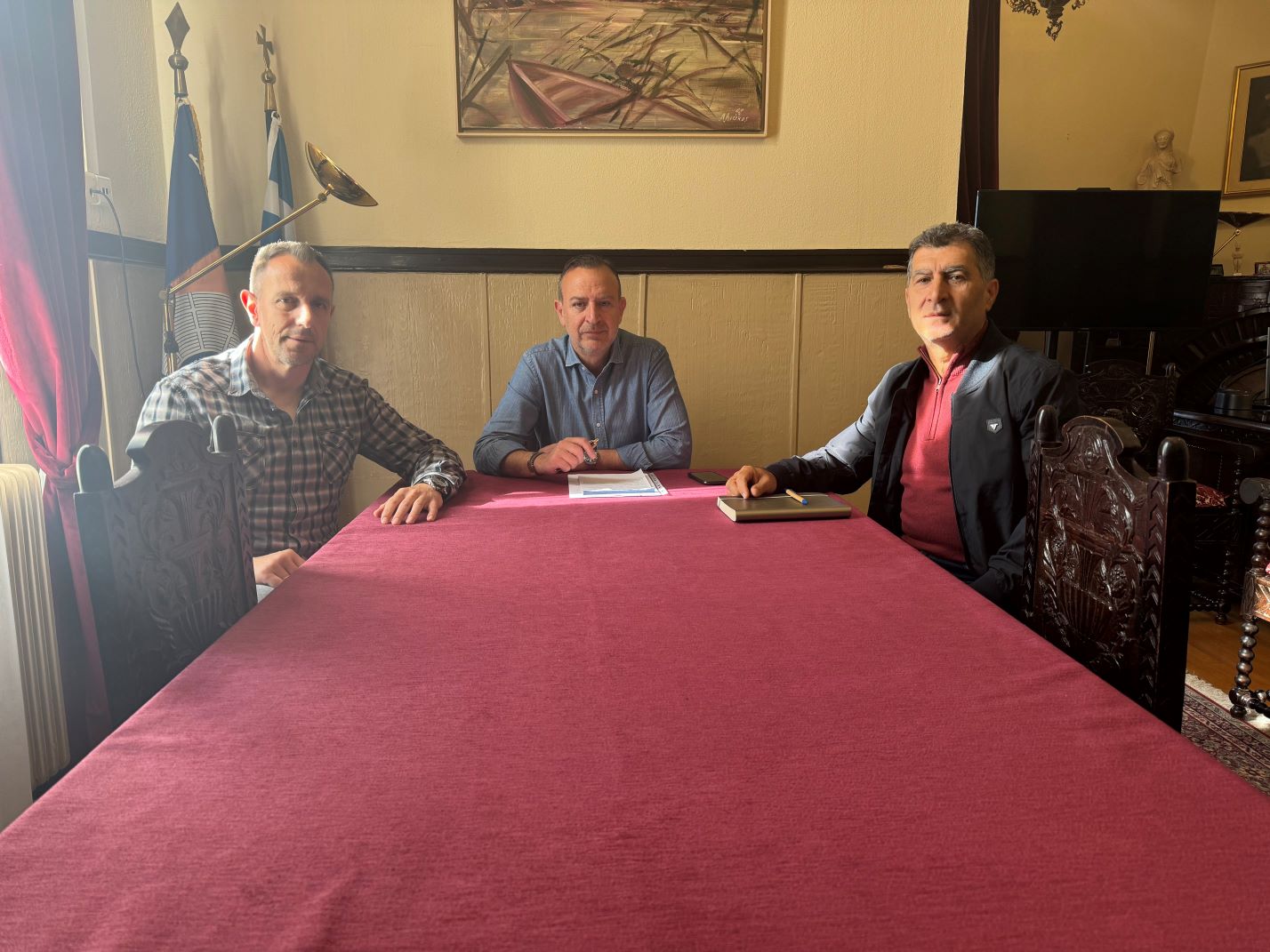 Συνάντηση δημάρχου με σύλλογο εργαζομένων ΕΦΚΑ Ηπείρου – Λευκάδας