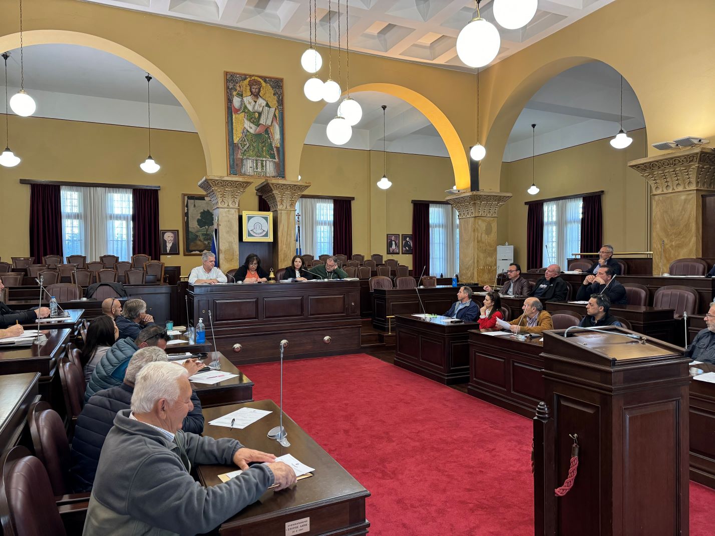 Σύσκεψη της αντιδημάρχου Οικονομικών με τους προέδρους των τοπικών συμβουλίων