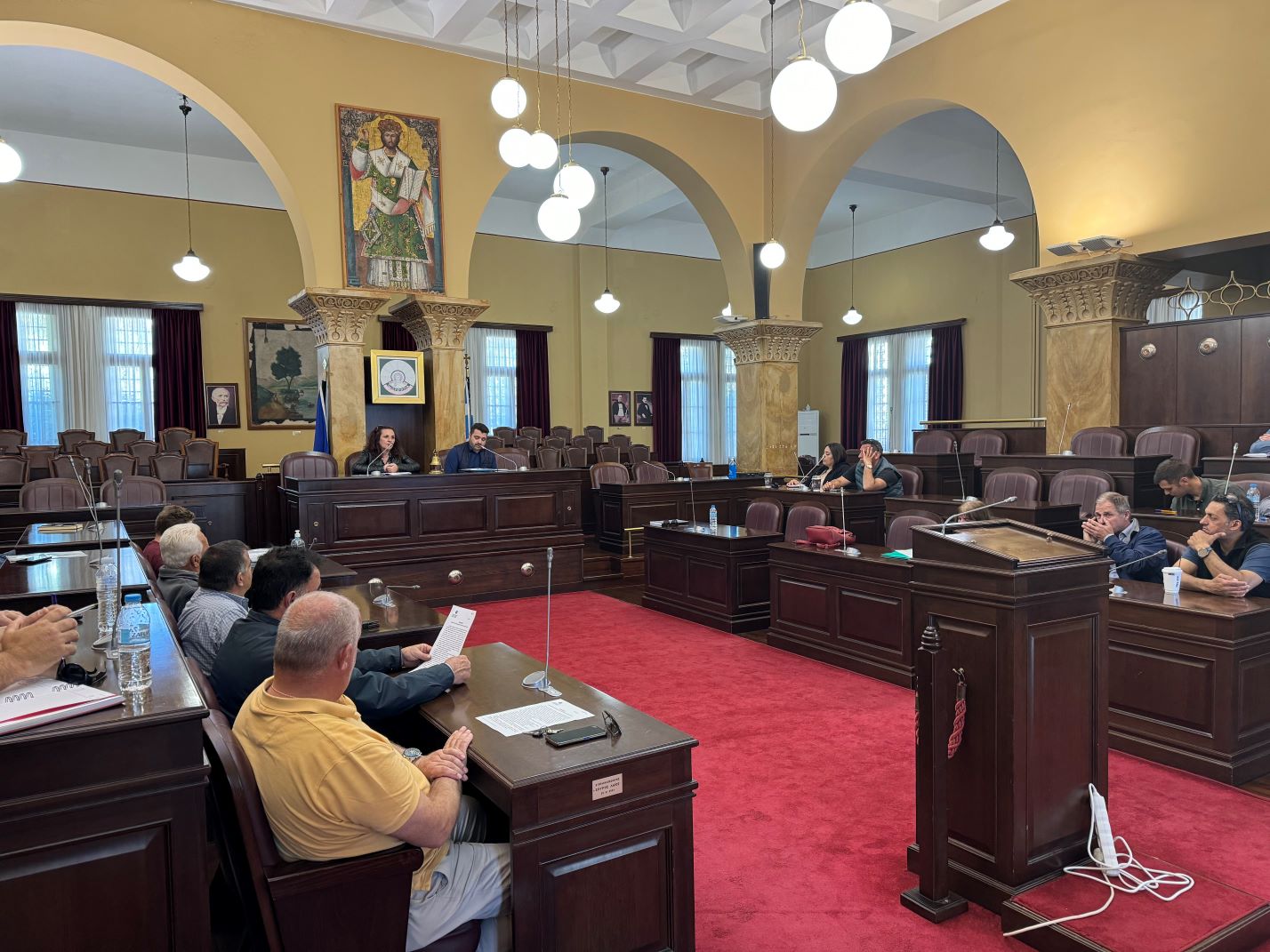 Σύσκεψη με τους προέδρους των τοπικών συμβουλίων με θέμα την πυροπροστασία